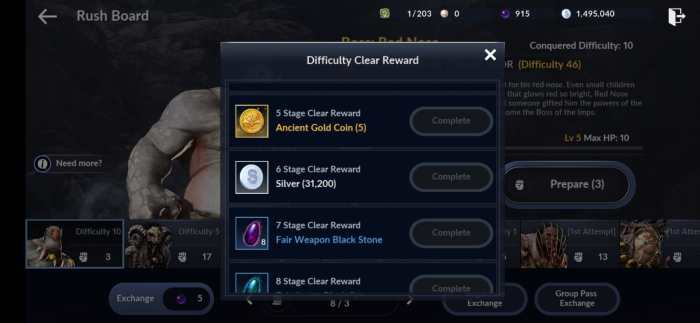 Silver Reward from Clearing Boss