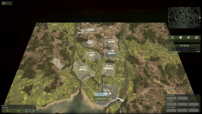 If you play Wargame: Red Dragon, you will recognize that Paddyfield 1v1 is just Paddyfield 3v1 but flipped on its side and with the command zones rearranged.