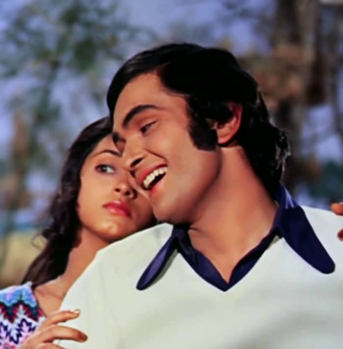 Rishi Kapoor & Dimple Kapadi in 'Hum tum ek kamre mein.." from BOBBY (1973), a movie can marked a change of generation across India.