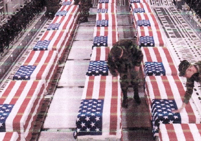 Americans killed in Iraq: 4,356, in Afghanistan: 932, official number of wounded: 31,582. Cost to date in Iraq: $500 billion, Afghanistan: $197 billion.