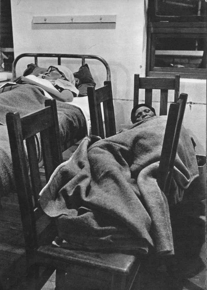 Lack of beds meant that patients have to sllep on chairs; not that the Apaartheid government could not afford it, but they were implementing part of their Total strategy over the decdes of the rule by covertly attacking hospitals and maternity wards.