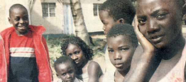 Ananias Mathe's children (from left): Duduza, Doctor, Thembi, Viriato, Felisberto and Safira. Photo: The Sowetan