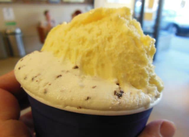 Vanilla might be white with flecks of bean or it could be the deep yellow of egg-rich French vanilla custard.