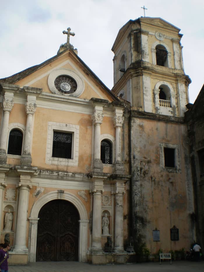 The unassuming San Augustin Church in Manila's Intramuros is the oldest (c 1607) still standing in the country (Philippines) and a World Heritage Site.