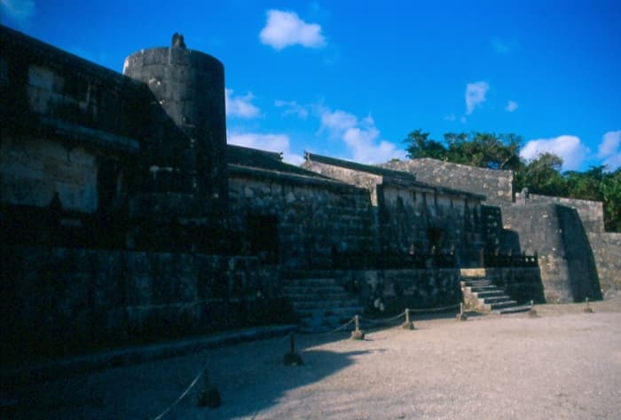 The Royal Masoleums of Tamaudan, Shuri, Okinawa. One of many sites in Okinawa that is World Heritage.