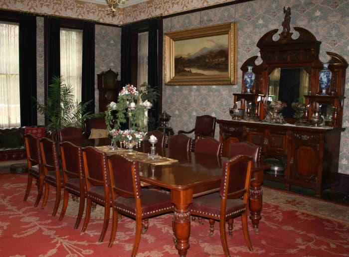 The Treaty of Vereeniging was signed on this table in this room in Melrose House, Pretoria. Photo Tony McGregor