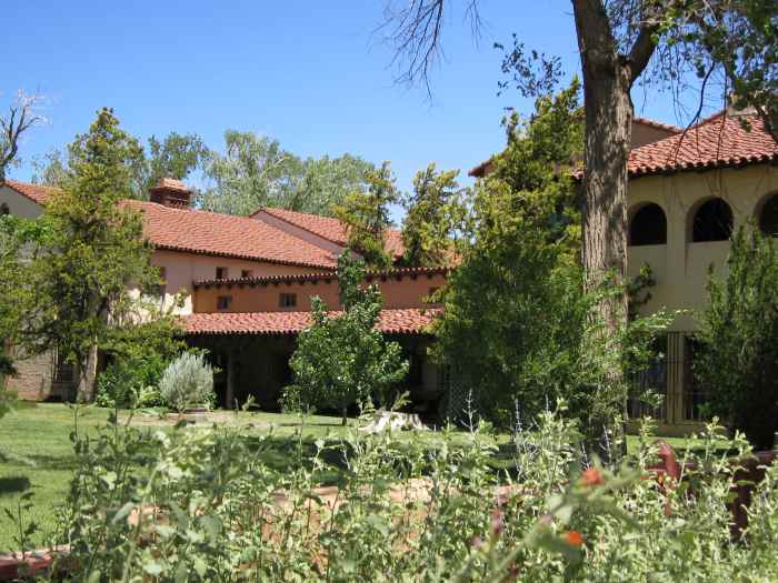 Original Front of La Posada facing Santa Fe train tracks June 2011
