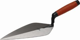 Bricklayers must have a good quality trowel to lay bricks, it is the only way to work efficiently, you see a bricklayer not only lays bricks with his trowel, he sometimes cuts bricks with the trowel, so, it needs to be of good quality.