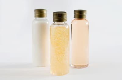 all types of beauty products including face creams, facial scrubs and masks may use essential oils and base oils.