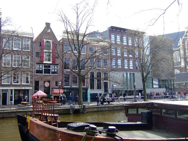 Anne Frank's House and Museum today in Amsterdam, the Netherlands and home of the new exhibition on Margot Frank.