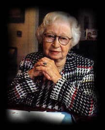 Miep Gies who found Anne's diary after their arrest, saved it, and gave it it Otto Frank after the war.