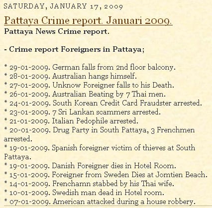 http://holidaypattaya.blogspot.com/2009/01/pattaya-news-1-15-januari-2009-crime.html Pattaya is notrious for crime.