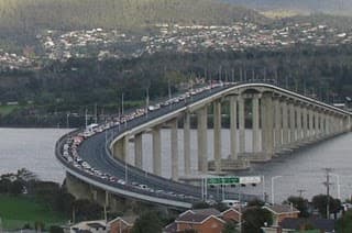 Without this bridge, the city of Hobart is virtually divided into two halves. Car ferries just couldn't cope
