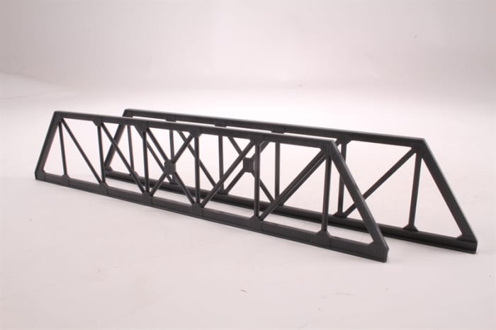 Peco girder bridge sides can also be 'pertsonalised', add rust touches, verdigris, whatever. 'Take it to the limit', as the Eagles sang.