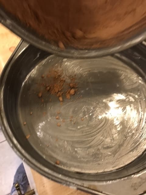 If you want a little more of the cocoa flavor in your cakes, use cocoa powder instead of flour to prepare the pans. Simply butter the pans, and sprinkle with cocoa powder. Tap to spread and discard the excess.