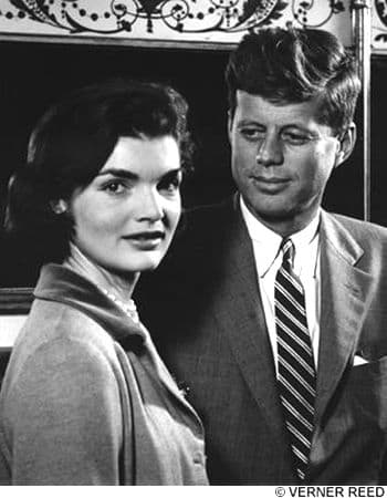 Stunning Jackie Kennedy with John F. Kennedy - Photo by Verner Reed
