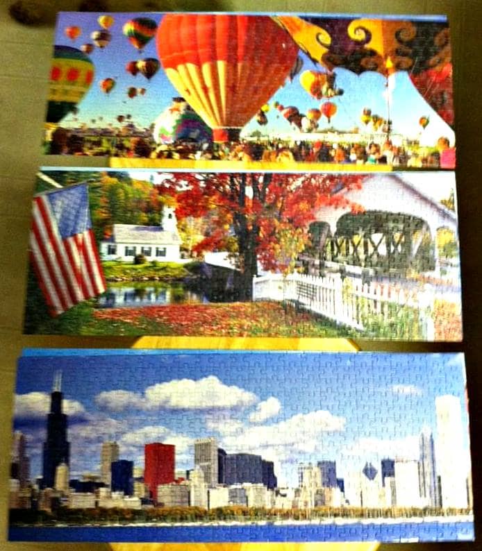 Jigsaw Puzzles are great fun when you need a vacation but are broke because you can see the world from the comfort of you dining room or kitchen table when you are working on these remarkable creations