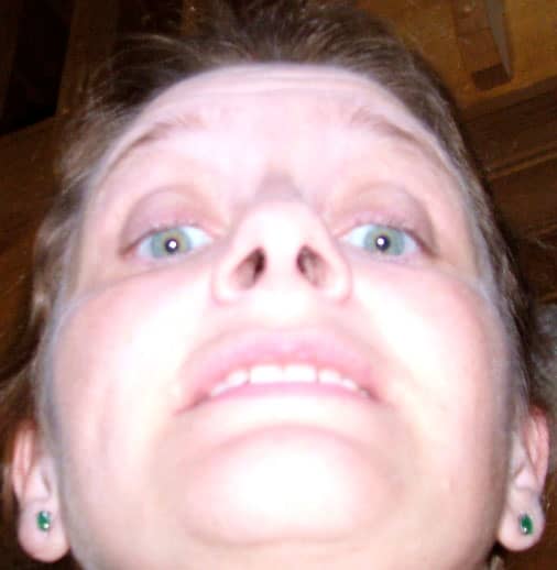 What is so enticing about the inside of a person's nose? I don't know; but gnats seem to think it's the place to be, and will persistently try to get in there.