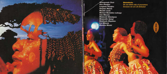 The rhythms and musical vibes of Amampondo group and these are their background singers and their names are listed on the photo.
