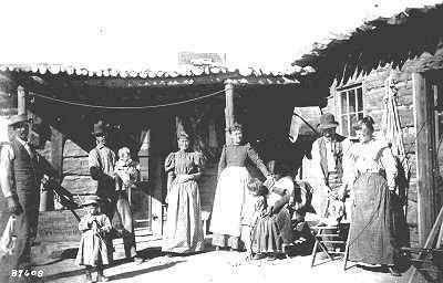 1895 shows the typical extended family including aunts, uncles, all sharing one home until each family could make it on their own.