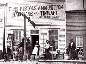 The hardware store provided the prairie town more than just hardware. It provided general merchandise, grocery, building materials and an active catalog business for all the items not found in the store.