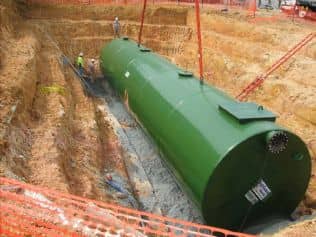 This is a modern day version of a cistern. This one collects rainwater for use in the parts of the year that are much dryer. They can be made to any size.
