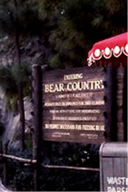 "A Honey of a Place since "72" Permits Must be Obtained For Tree-Climbing, Fishing, Scratching, and Hibernating(Permanent Residents Excepted) No Permit Necessary For Feeding Bears J Audubon Woodlore Park Rangers, Ursus Americanus NATURALIST