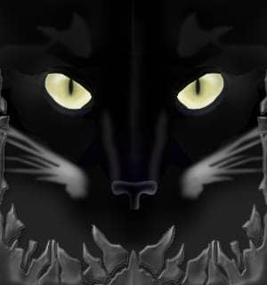 The black cat features in Russian Superstitions and old wives tales as it does in other countries throughout the world