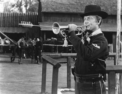 Bugler Hannibal Dobbs...this guy never hit the right notes! Maybe the arrow stuck in his bugle will help.