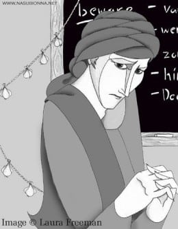 I love the stark quality of this artwork - it somehow conveys the shallowness of Quirrell.