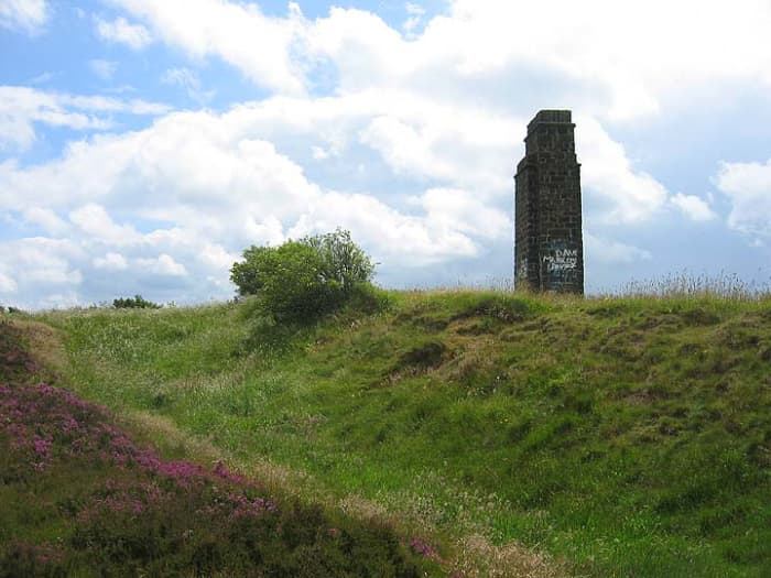 This is 'The Nab' atop the Eston escarpment that overlooks the Tees Bay, the reason for a lookout tower and beacon from Roman times