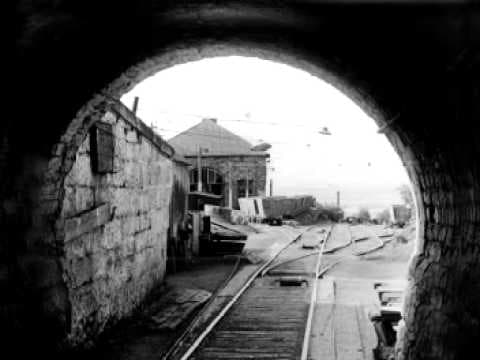 The view out - last shift at Trustee, 1949, ended early. Miners went to draw their pay and that was that.