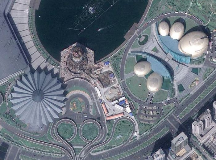 China now has many uninhabited cities with vast complexes of skyscrapers, government buildings and residential apartments all connected by networks of car-free roads