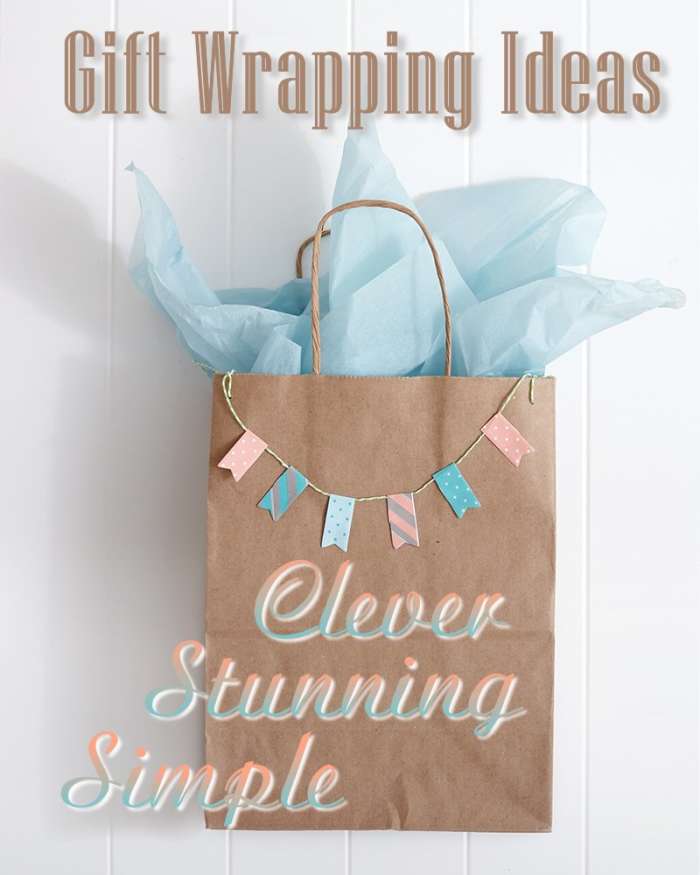 How to wrap a gift in a creative way.