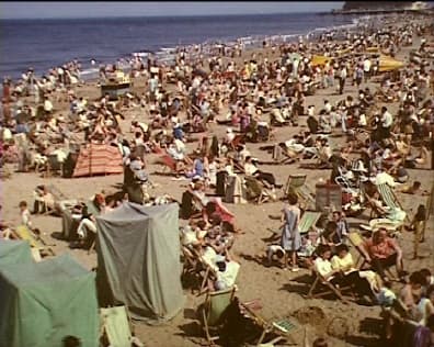 This was more the reality in the 50s before package holidays saw the beach empty in the sixties and seventies. These days its mostly dog-walkers and runners you see on the beach, aside from tractors bringing inshore fishing boats to the ramp