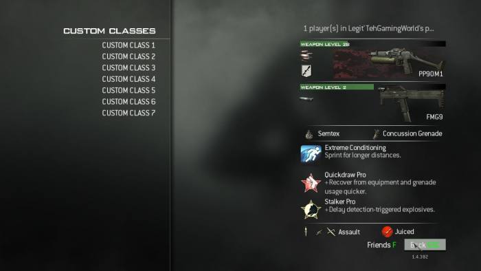 PP90m1 Rapid fire, range proficiency, red camouflage. You know what's coming by now... Same perks...