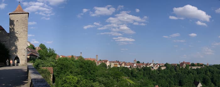 Panorama Rothenburg ob der Tauber