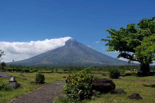 The grave of the two lovers, Magayon and Panganoron, kept on rising, shape like a perfect cone.