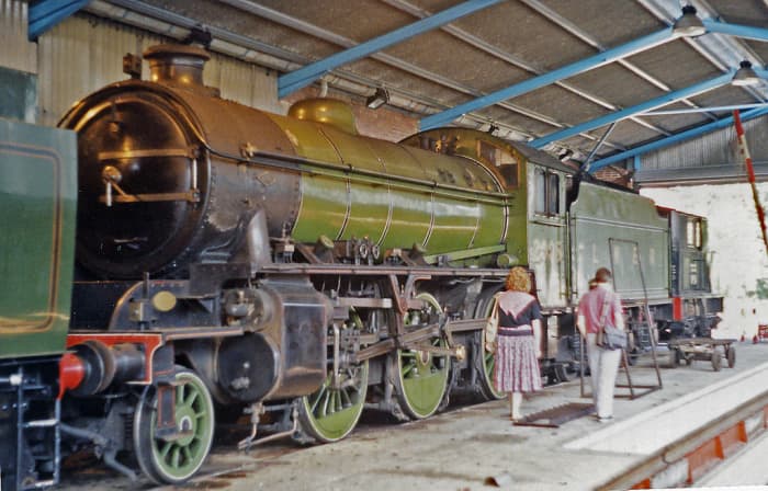 Here is K1 2005 under NELPG ownership in LNER livery at Grosmont Shed (home base) - image by Ben Brooksbank - Hornby brought out their 4mm version between November 2014 and January 2015