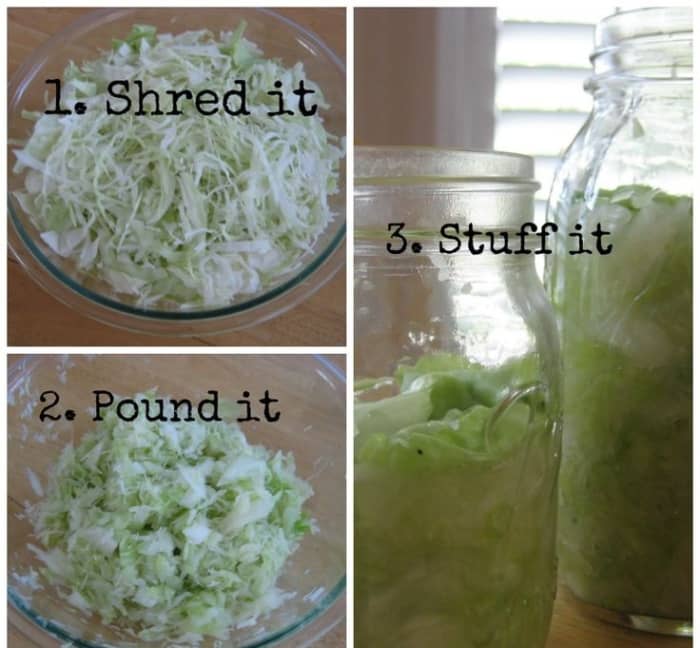 Follow the information found on this Hub Page and you can make your own delicious homemade sauerkraut.