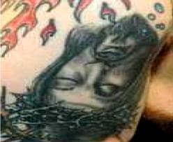 One kind of art-magic is to paint your future desire. A specialized kind of death curse is called a death mask. Some say there is also a monkey image hidden in the beard. Can you see it?
