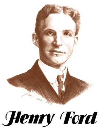 Henry Ford, the Anti Semite, Fascist, mass murder supporter, war profiteer, and ally of Adolph Hitler!