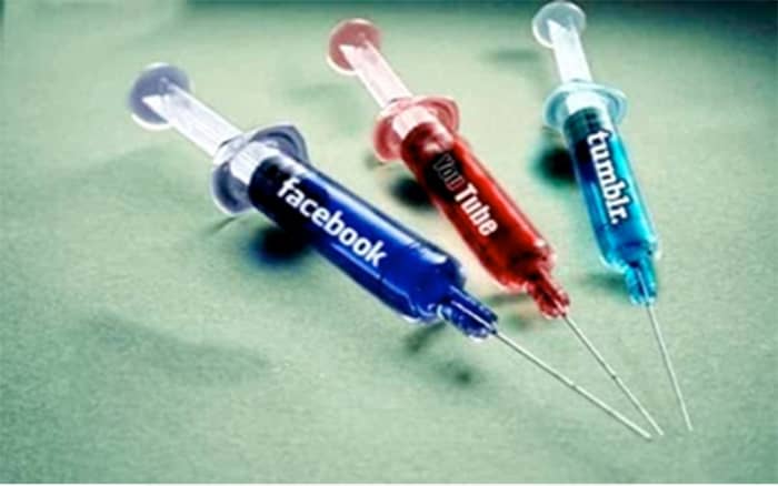 Recent studies show that social media is addictive by nature. In fact, according to a 2011 study by an online security firm (Webroot), 54% of those who use social media networking sites feel some sort of addiction towards sites like Facebook, Twitter