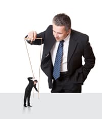 The Controlling personality can quite often make you feel like a puppet on strings and they are your puppeteer.