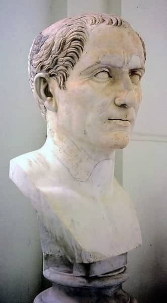Julius Caesar, probably the most famous Roman of all, who successfully conquered Gaul for Rome.