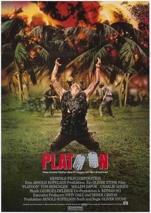 Pelotón (1986) cartel alemán