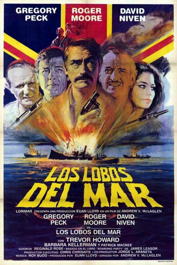Los lobos marinos (1980) Cartel español