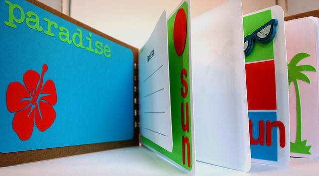 A fully assembled scrapbook album is such a fun finished project! Hopefully it didn't cost too much money!