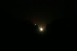 Paulding Light, Paulding, Michigan. This light is said to be a ghost. No explanation for it can be found.