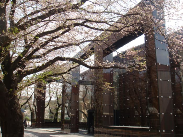 Main access, spectacular at any time of year, but we were lucky to catch it with all cherry trees in flower